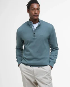 Barbour - BARBOUR COTTON HALF ZIP KNITTED