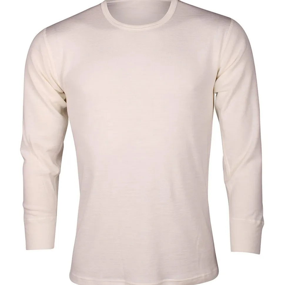 DOVRE JBS - ULLUNDERTØY TRØYE LANG ARM OFFWHITE