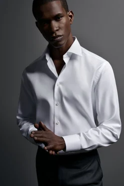 Eton of Sweden Slim Skjorte ETON of Sweden - Slim skjorte ekstra lang erm