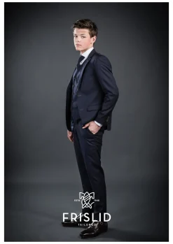 Frislid - MARINEBLÅ KONFIRMANTDRESS