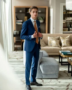 Frislid - MELLOMBLÅ KONFIRMANTDRESS