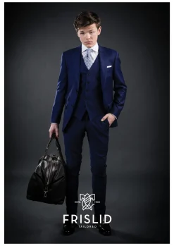 Frislid - MELLOMBLÅ KONFIRMANTDRESS