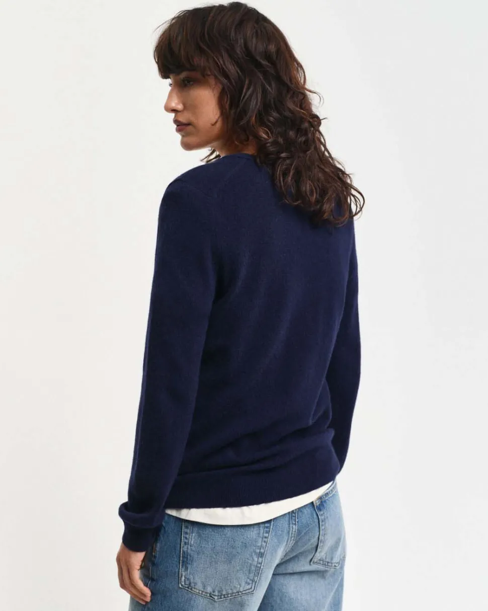 GANT - EXTRAFINE LAMBWOOL V-NECK