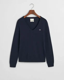GANT - EXTRAFINE LAMBWOOL V-NECK