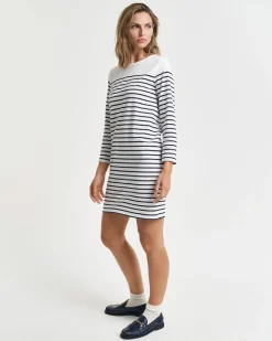 GANT - REG BRETON C-NECK DRESS