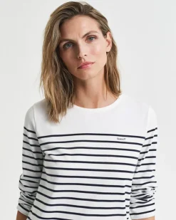 GANT - REG BRETON C-NECK DRESS