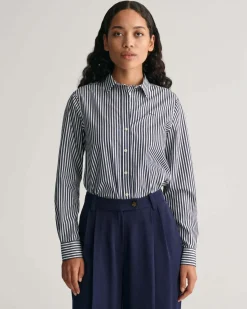 GANT - REG POPLIN STRIPED SHIRT