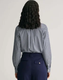 GANT - REG POPLIN STRIPED SHIRT