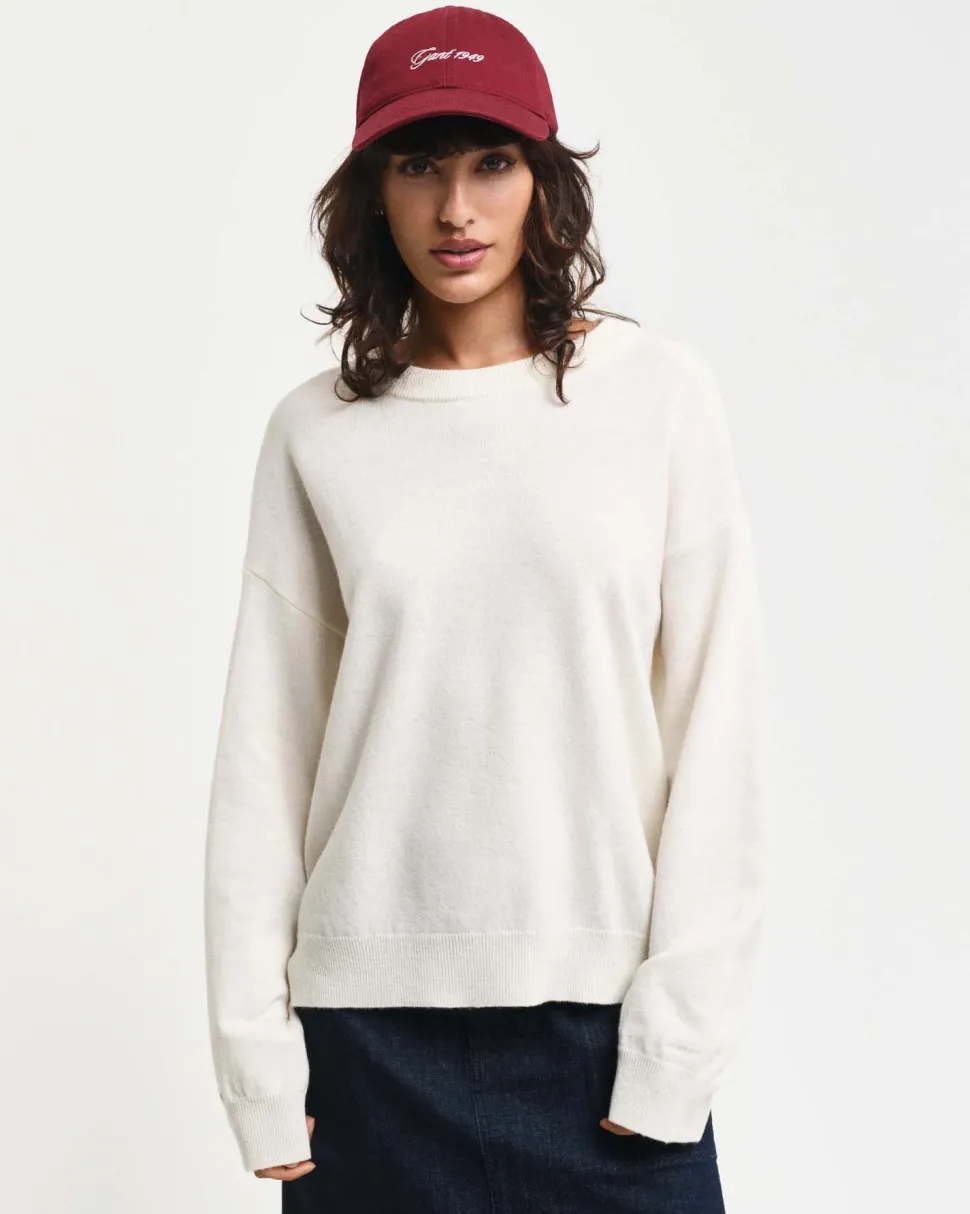GANT - SUPERFINE LAMBWOOL C-NECK