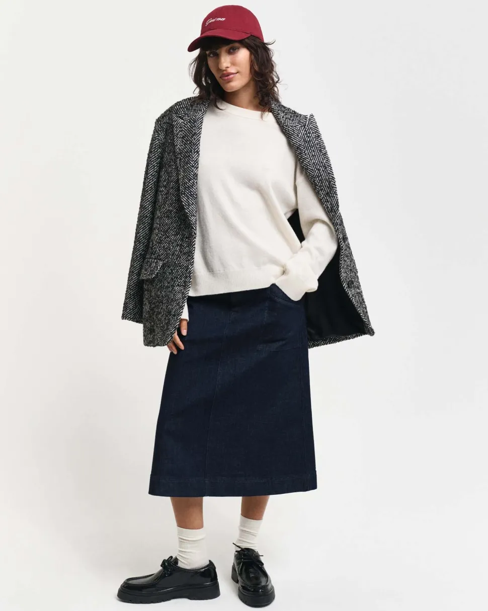 GANT - SUPERFINE LAMBWOOL C-NECK