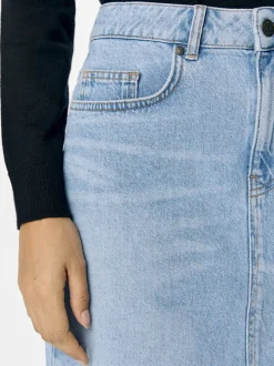 OBJECT - OBJ ELLEN HW SHORT DENIM SKIRT