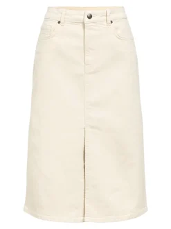 OBJECT - OBJ ELLEN MW MIDI TWILL SKIRT NOOS