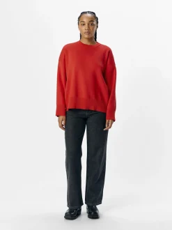 OBJECT - OBJ ELLY L/S OZ O-NECK KNIT