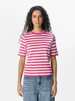 OBJECT - OBJ ESTER S/S NEW KNIT PULLOVER