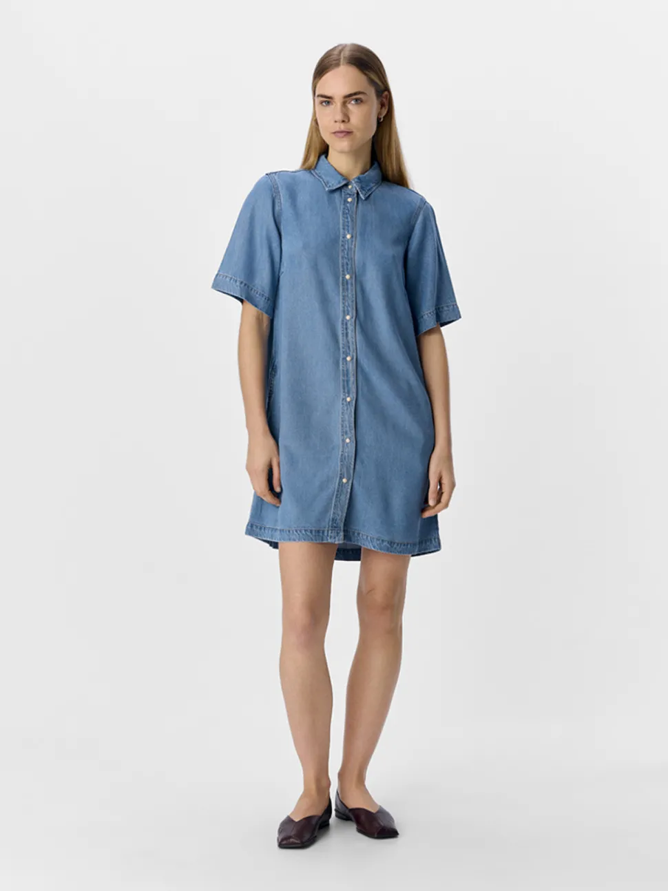 OBJECT - OBJ FRAME 2/4 RE DENIM DRESS