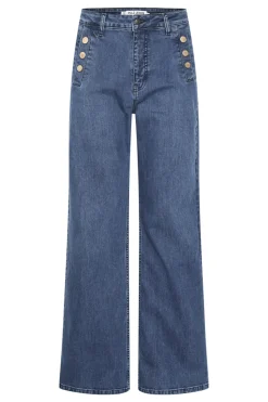 Pulz Ball - PZMAEVE UHW JEANS WIDE LEG