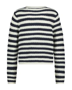 RED BUTTON DANELLE STRIPE CARDIGAN