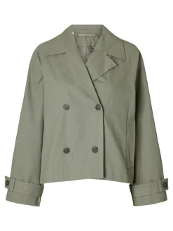SELECTED FEMME - SLF CILO SHORT TRENCHCOAT