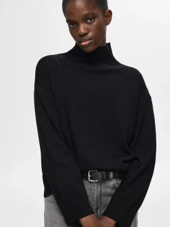 SELECTED FEMME - SLF HELLA LS KNIT HIGH NECK