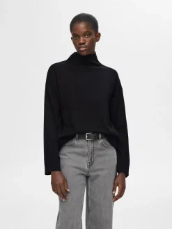 SELECTED FEMME - SLF HELLA LS KNIT HIGH NECK
