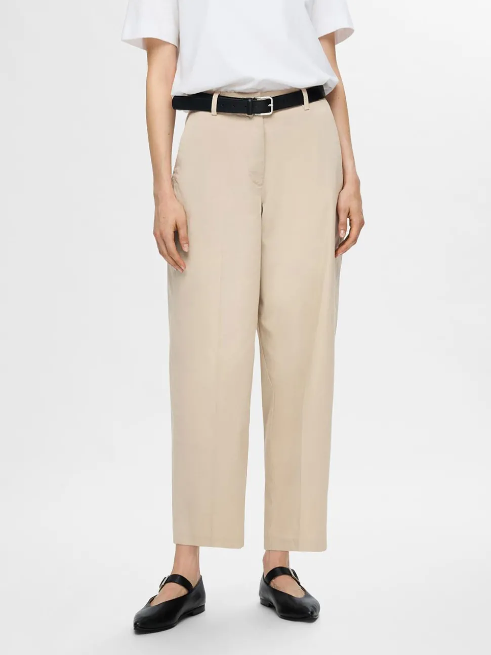 SELECTED FEMME - SLF MERLA HW WIDE PANT