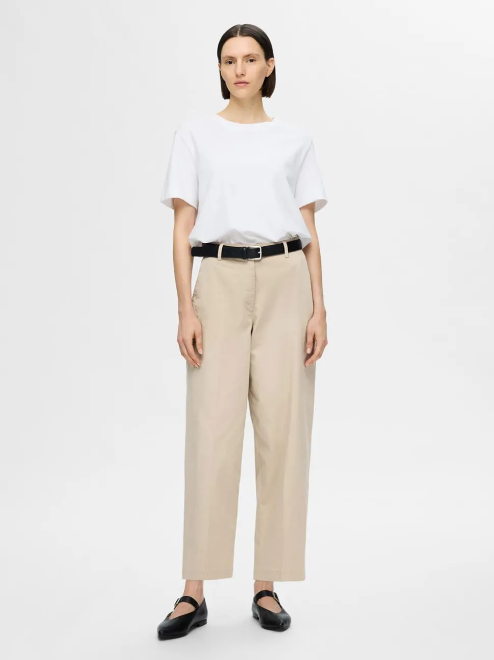 SELECTED FEMME - SLF MERLA HW WIDE PANT