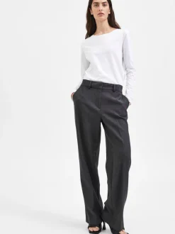 SELECTED FEMME - SLF RITA MW WIDE PANT