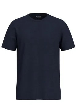 SELECTED HOMME - SLHASPEN SLUB SS O-NECK TEE