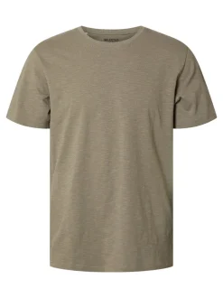 SELECTED HOMME - SLHASPEN SLUB SS O-NECK TEE