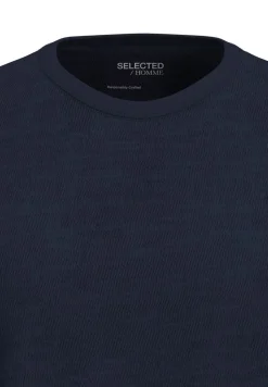 SELECTED HOMME - SLHASPEN SLUB SS O-NECK TEE