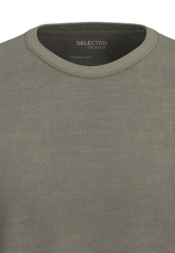 SELECTED HOMME - SLHASPEN SLUB SS O-NECK TEE