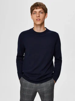 SELECTED HOMME - SLHBERG CREW NECK B