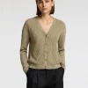 - SLF AGNY LS KNIT STRUCTURE CARDIGAN