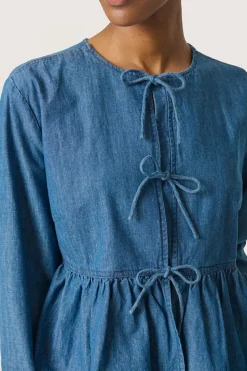 SOAKED IN LUXURY - SL CHAMY SHIRT BLOUSE